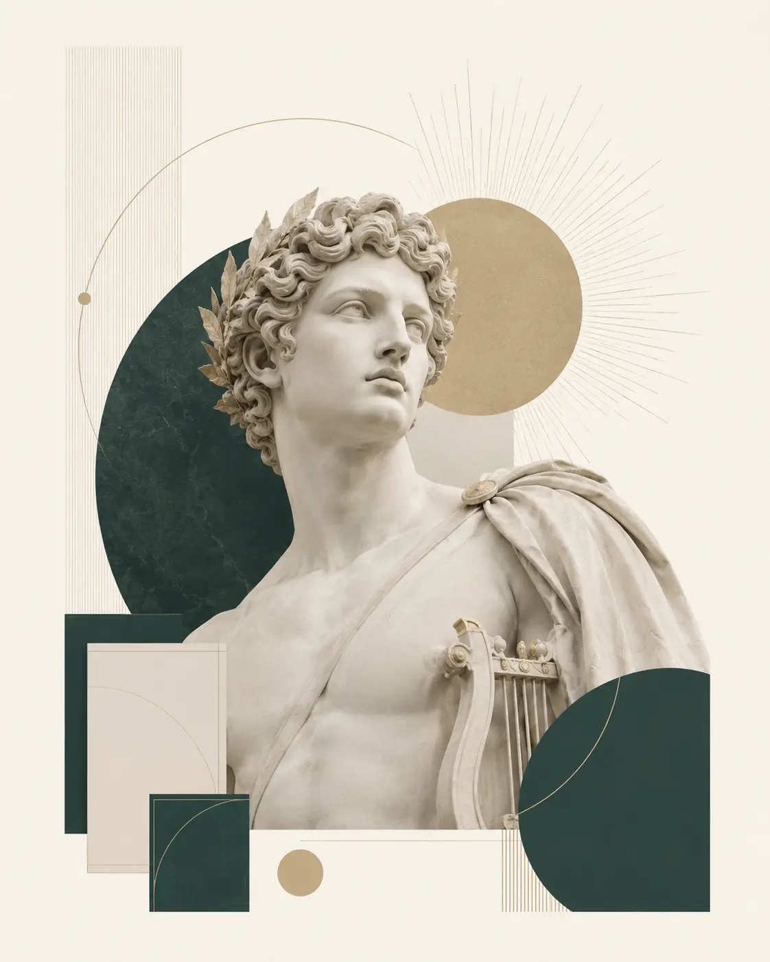 Editorial illustration representing a connected brand system