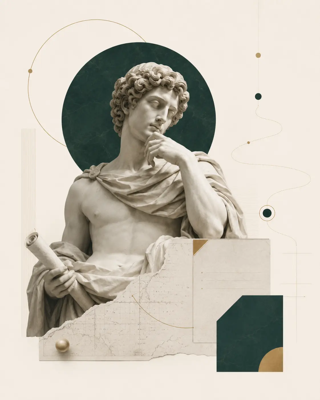 Editorial illustration representing Ermete’s strategic and technical work